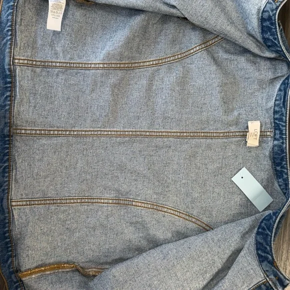 NWT The Loft Petite Blu Jean Denim Jacket Women’s Size XSP Button Front - Picture 5 of 8